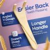 SmartLifeco Eco-Friendly Angled Dental Floss Picks (200ct) – Flossers Made with Straw Wheat Blend, Anti-Shred Thread for Molars & Back Teeth, Tooth Pick Stick for Adults, Soft on Gums, Unflavored(Unflavored)