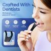 SmartLifeco Eco-Friendly Angled Dental Floss Picks (200ct) – Flossers Made with Straw Wheat Blend, Anti-Shred Thread for Molars & Back Teeth, Tooth Pick Stick for Adults, Soft on Gums, Unflavored(Charcoal)