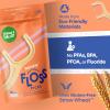 SmartLifeco Eco-Friendly Dual-Thread Dental Floss Picks (200ct) – Flossers Made with Straw Wheat Blend, Superior Anti-Shred for Tight Gaps, Tooth Pick Stick for Adults, Soft on Gum & Teeth, Mint(Unflavored)