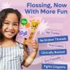 SmartLifeco Eco-Friendly Kids Flossers (200ct) – Dental Floss Picks for Children Made with Straw Wheat, Fluoride & PFA Free, Toothpick Flossing Sticks for Toddler Teeth, No Shred Thread, Unflavored(1 Count (Pack of 300))