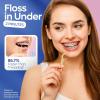 SmartLifeco Flossers for Braces – Eco-Friendly Orthodontic Floss Picks for Adults & Kids | Straw Wheat Blend | Superior Anti-Shred Thread | Ortho Interdental Toothpick End | WirePik – Mint – 160 Pack(Unflavored)