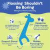 SmartLifeco Eco-Friendly Kids Flossers (100ct) – The Original Straw Wheat Dental Floss Picks for Children, Fluoride & PFA Free, Toothpick Flossing Sticks for Toddlers Teeth, No Shred Thread, Mint(1 Count (Pack of 200))
