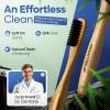 SmartLifeco Charcoal Bamboo Toothbrushes PRO – Extra Soft Natural Bristles for Adults & Kids Teeth | Zero Waste Bulk Wooden Tooth Brush | BPA Free, Eco-Friendly, Vegan – 6 Pack(Pro)