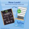 SmartLifeco Charcoal Bamboo Toothbrushes PRO – Extra Soft Natural Bristles for Adults & Kids Teeth | Zero Waste Bulk Wooden Tooth Brush | BPA Free, Eco-Friendly, Vegan – 6 Pack(Regular)