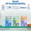 Vegan Bamboo Silk Floss – Pure Plastic Free Woven Dental Floss Thread | Zero Waste Eco-Friendly Oral Care | Natural PFA Free String for Adults & Kids Tight Teeth | Soft Easy Glide – Mint 55yds(Cool Mint)